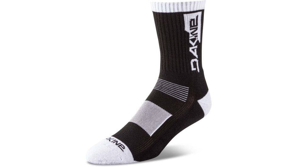 Dakine Step Up Sock, Black, Small/Medium, 10001924-BLACK-S/M