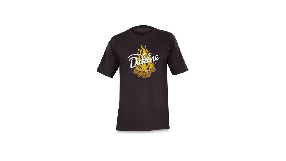 Dakine Tech-T Short Sleeve Shirt - Mens-Black Campfire-Small