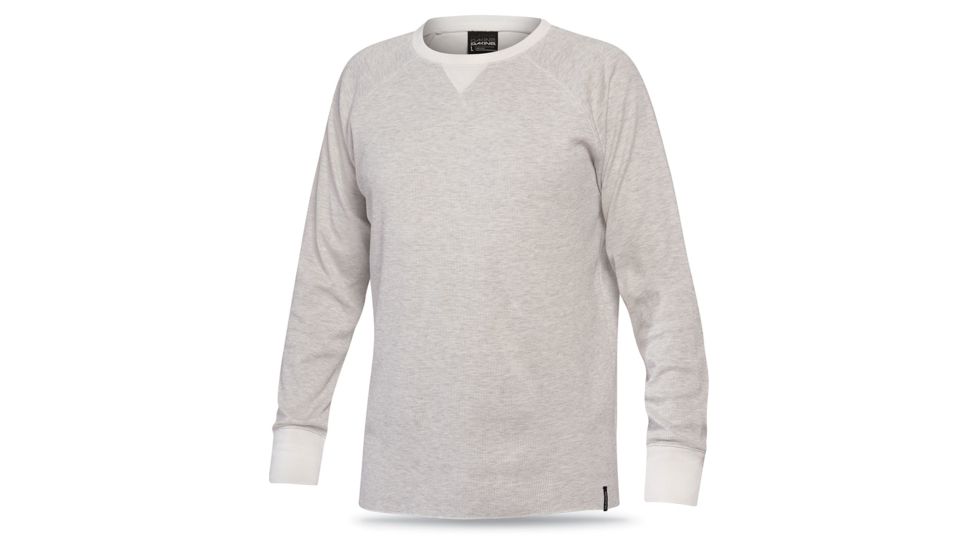 Dakine Thermal Crew - Men's-White Heather-Small