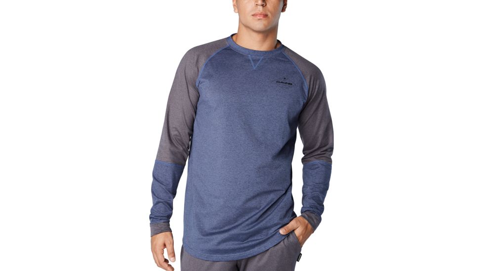Dakine Union Mid Weight Crew - Mens, Night Sky / Black Heather, L, 12516-NKHT-L