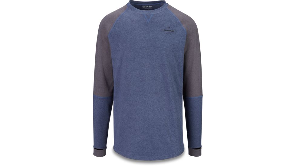Dakine Union Mid Weight Crew - Mens, Night Sky / Black Heather, L, 12516-NKHT-L