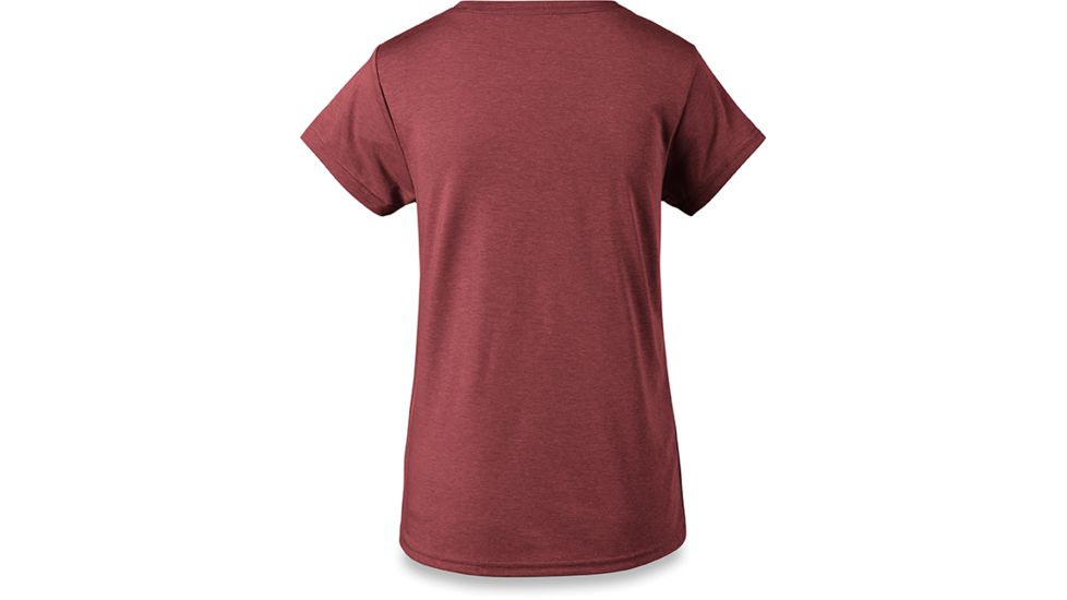Dakine WomenS Da Mtn S-S Tech T, HEATHER BURGUNDY, XS, 10001872-ETE-XS
