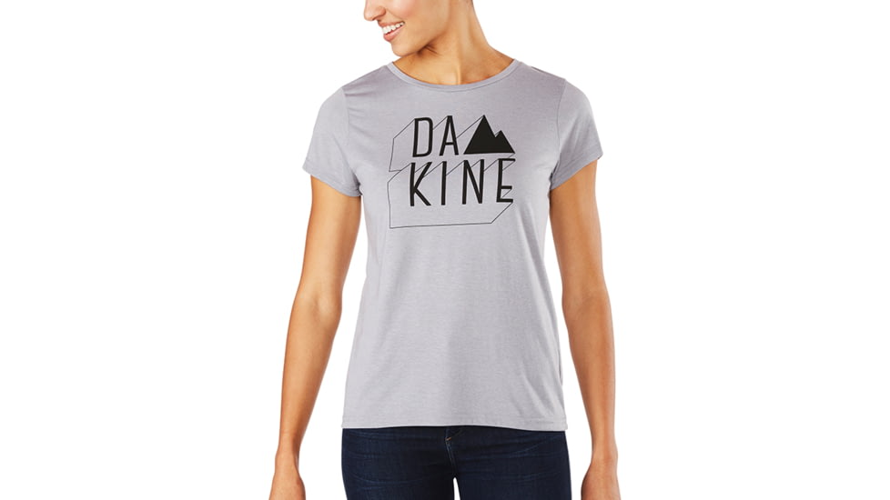 Dakine WomenS Da Mtn S-S Tech T, HEATHER DARK GREY, XS, 10001872--XS