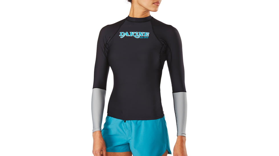 Dakine WomenS Flow Snug Fit L-S, BLACK, M, 10001678-LK-M