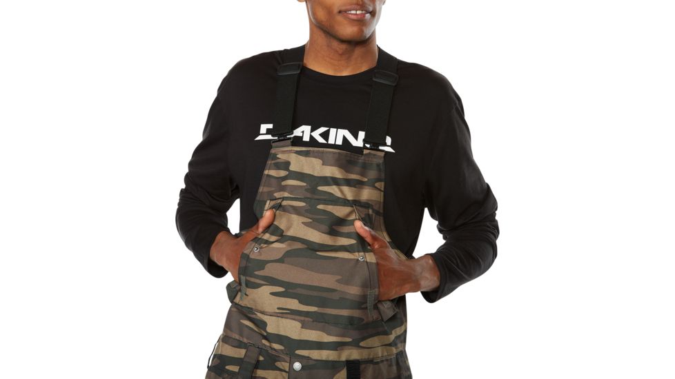 Dakine Wyeast Bib - Mens, Field Camo, Large, 10000637-FIELDCAMO-81M-L