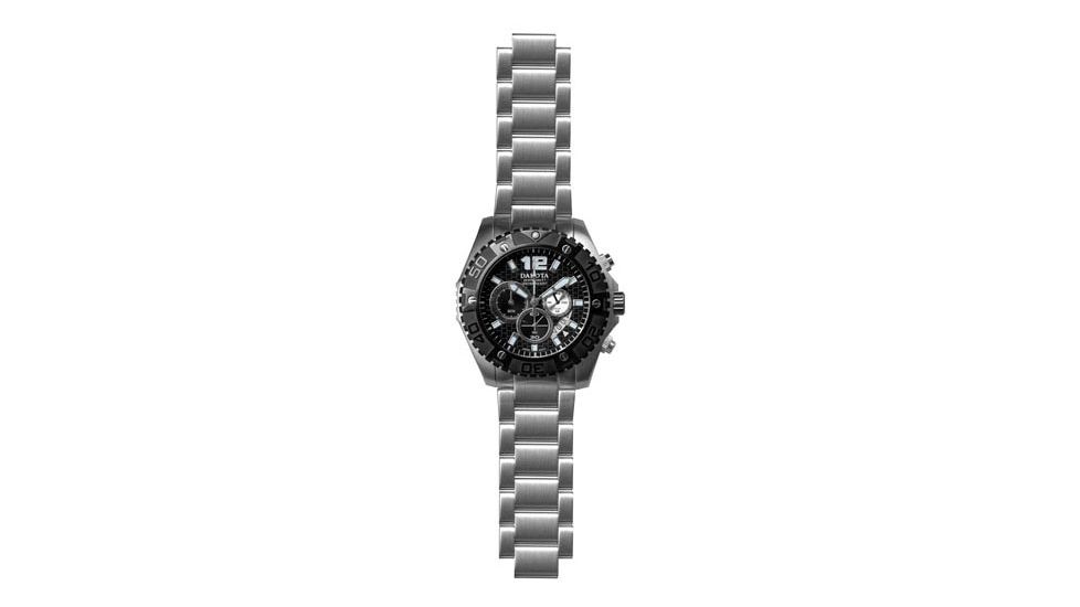Dakota Watches Dakota Fifty Chronograph, Black Dial, Steel Bracelet 5743-0
