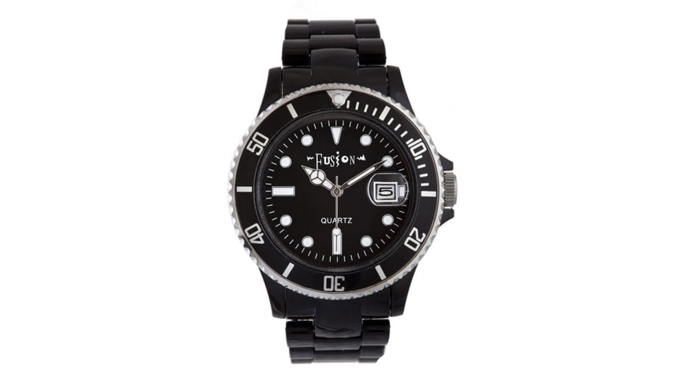 Dakota Watches Fusion Color Link, Black Dial &amp; Plastic Link Band 5543-4