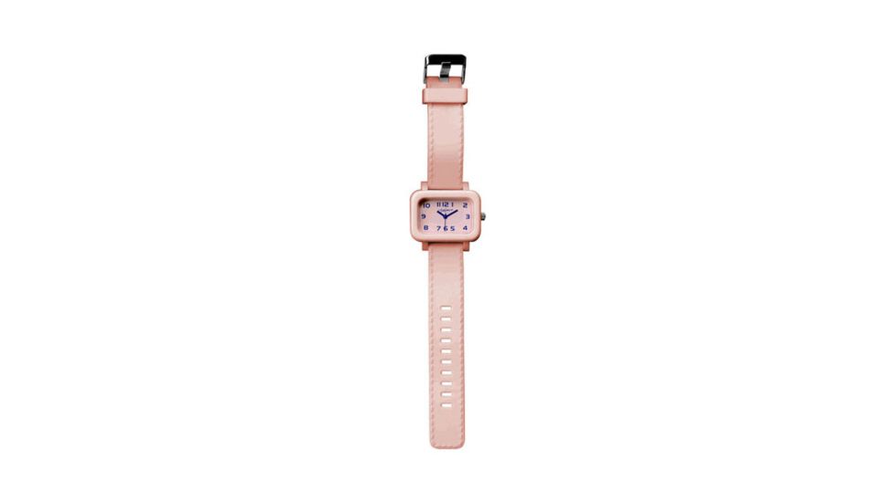 Dakota Watches Fusion TV, Light Pink Dial &amp; PVC Band 5372-8