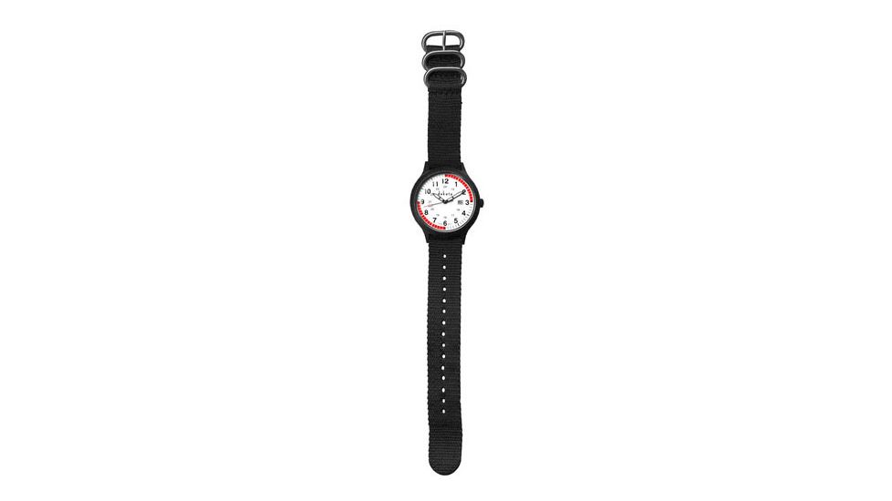 Dakota Watches Plastic Sport, Nurse Series, Large White Dial, Black Strap 4056-5