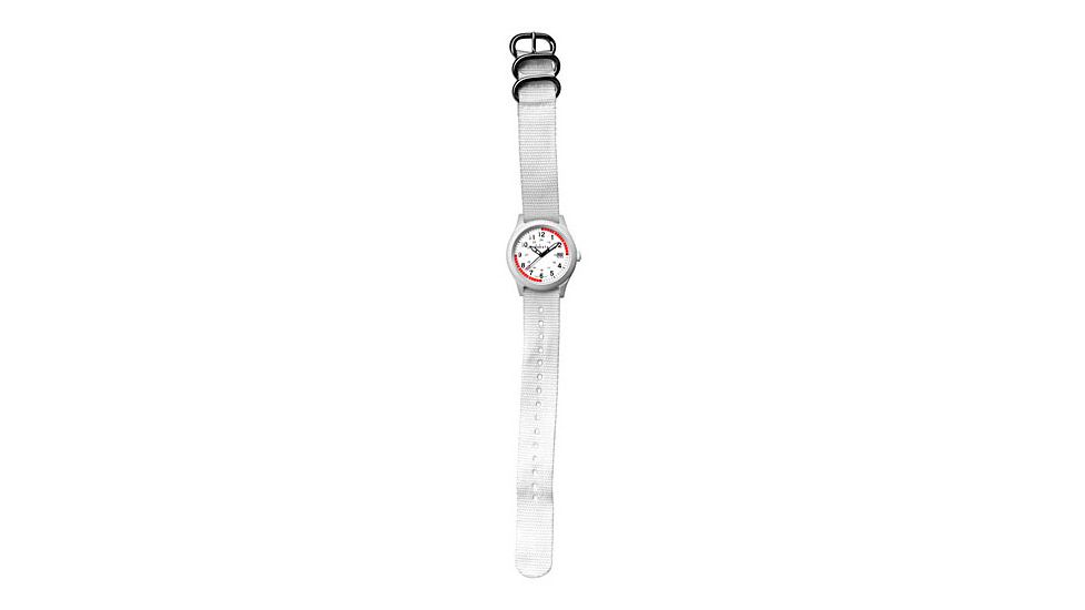 Dakota Watches Plastic Sport, Nurse Series, Midsize, White Dial,White Strap 4060-1
