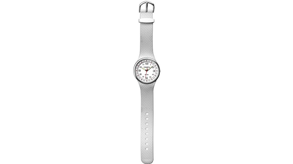 Dakota Watches Sting Ray, White Dial, White Textured PU Strap 5352-3