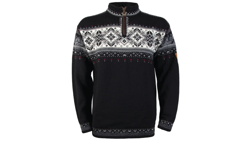 Dale of Norway Blyfjell Sweater - Mens-Black/Off White-Large