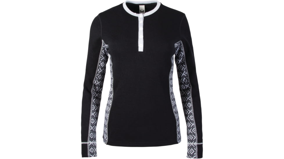 Dale of Norway Bykle Feminine Sweater - Women's-Black/White-Small