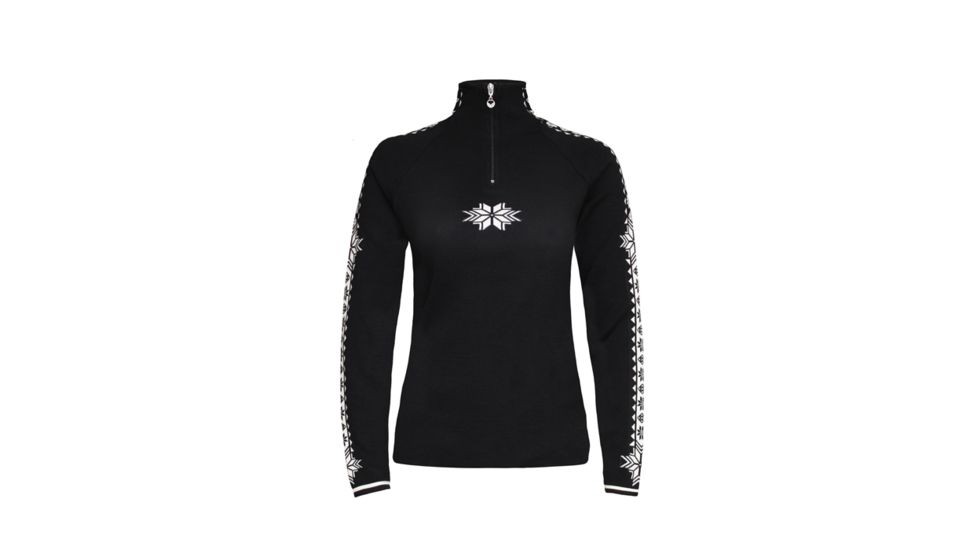 Dale of Norway Geilo Feminine Sweater - Womens -Black/Off White-Large