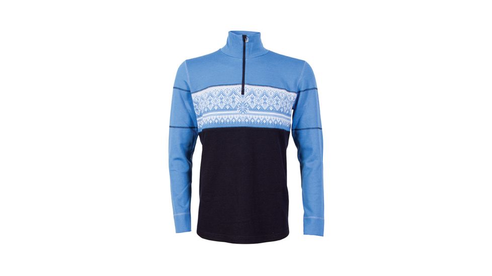 Dale of Norway Rondane Sweater - Mens, Navy / White / Sky Blue, Extra Large, 92691-H-XL
