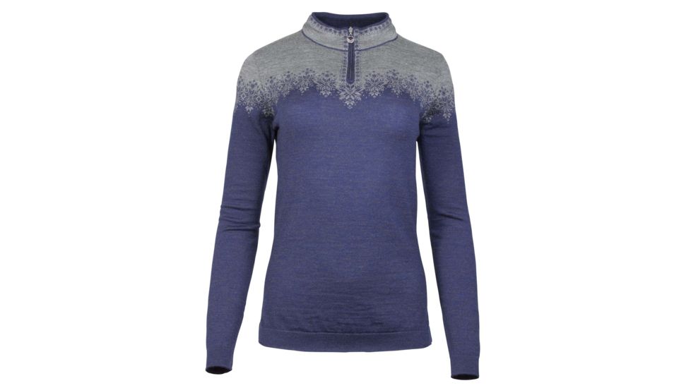 Dale of Norway Snefrid Sweater, Electric Storm/Smoke, Large, 93431-H-L