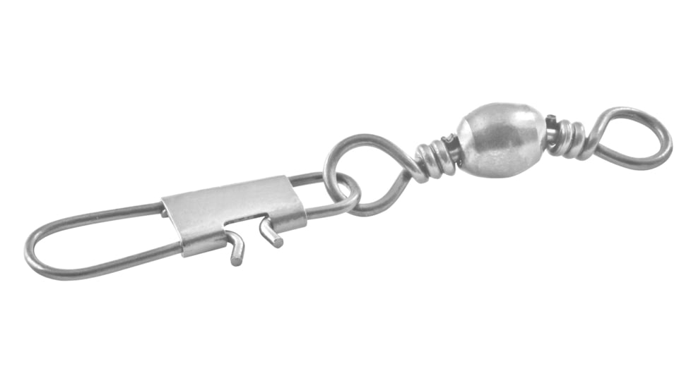 Danielson Barrel Swivel w/Interlock Snap, Size 10, Nickel, 7/Pack, 2500SPNK-10