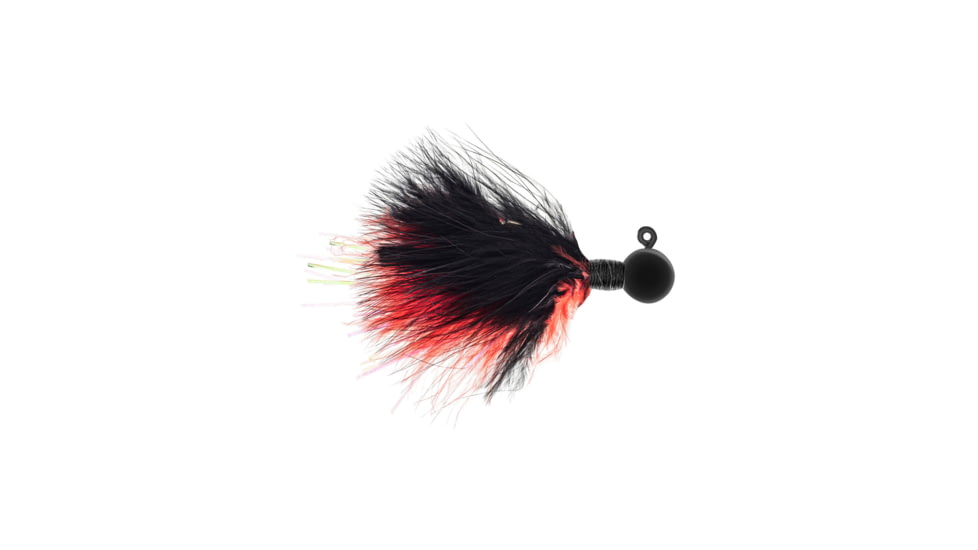 Danielson Blackhawk Steelhead Jig 1/8oz Black/Red/Black, JGSH18BR