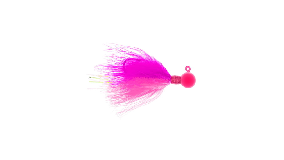 Danielson Blackhawk Steelhead Jig 1/8oz Hot Pink/Pink/Hot Pink, JGSH18HPPNK