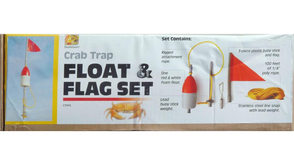 Danielson Crab Trap Float / Flag Set 180703
