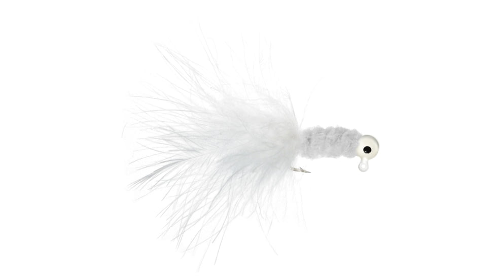 Danielson Crappie Jig 1/16oz White, JGC116WWW
