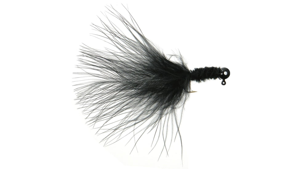 Danielson Crappie Jig 1/32oz Black, JGC132BBB