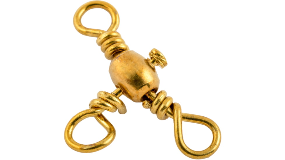 Danielson Crossline Swivel Single Bag, Size 1/0 , Brass, 2/Pack, 1900SP-1/0