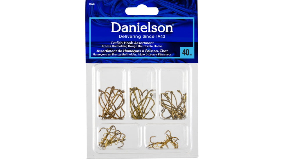 Danielson Hook Assortment, Catfish, 40 Piece, HAC