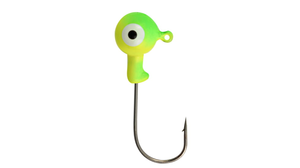 Danielson Jighead, Chartreuse/Lime, 3/8oz, JH38CHLM