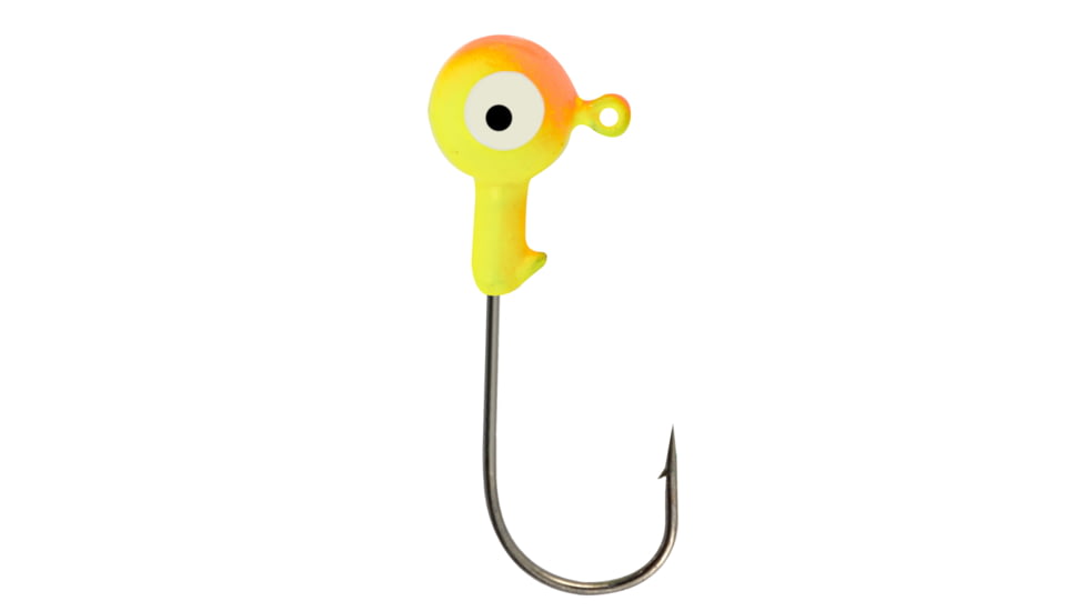 Danielson Jighead, Chartreuse/Orange, 1/8oz, JH18CHOR