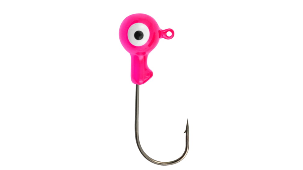 Danielson Jighead, Flourescent Pink, 1/8oz, JH18FP