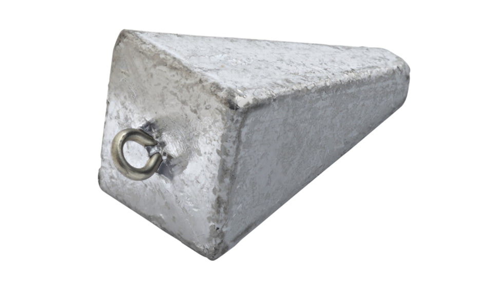 Danielson Pyramid Sinker, 6oz, 2/Pack, 345PB6