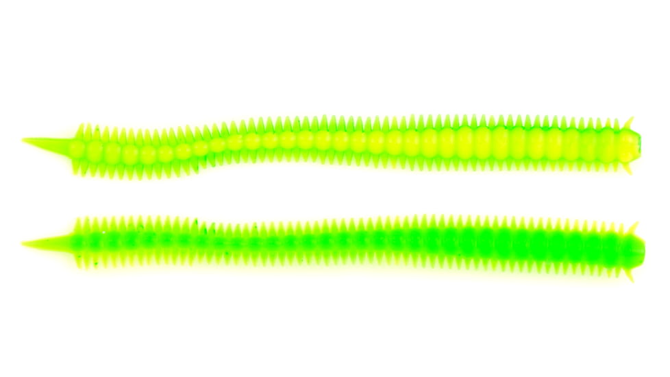 Danielson Trout Worm Chartreuse Green Corn Scent 5pk, SBTW-CHT/GR-D