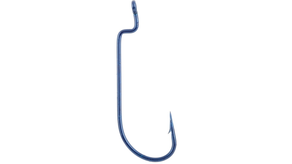 Danielson Worm Hook Knk Blue Single Bag, Size 1/0, HXWBL-1/0