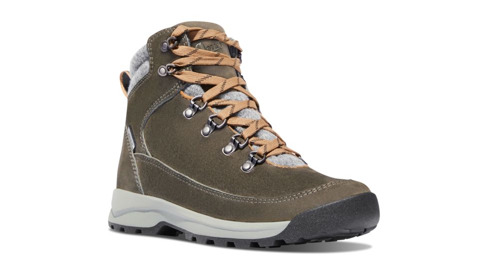 Danner Adrika Hiker Wool 4.5in Height Boots - Womens, Wool Olive, Medium, 10, 30321-M-10