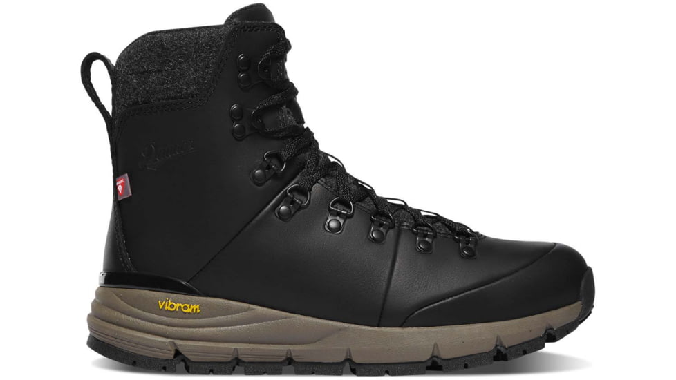 Danner Arctic 600 Side-Zip 7in 200G FG Hiking Shoes - Womens, Jet Black/Mojave, 10.5, 67347-10.5M