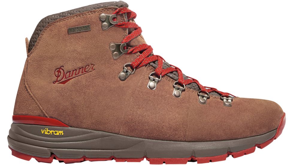 Danner Mountain 600 Hiking Boot - Men's-Brown/Red-Medium-8