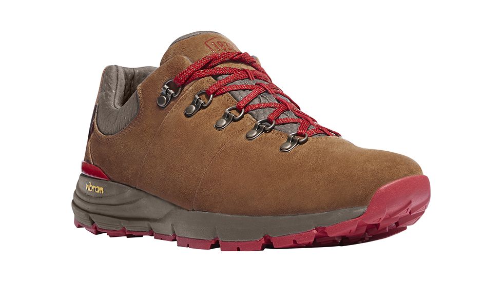 Danner Mountain 600 Low Hiking Shoe - Men's-Brown/Red-Medium-10.5