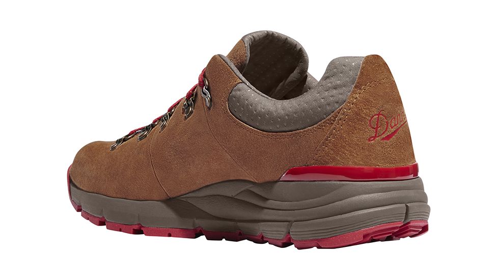 Danner Mountain 600 Low Hiking Shoe - Men's-Brown/Red-Medium-10.5
