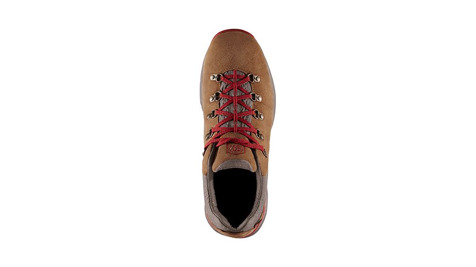 Danner Mountain 600 Low Hiking Shoe - Men's-Brown/Red-Medium-10.5