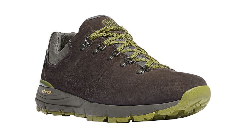Danner Mountain 600 Low Hiking Shoe - Men's-Dark Brown/Lichen-Medium-11