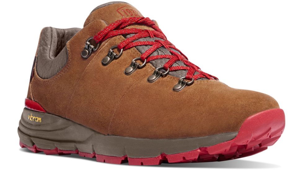 Danner Mountain 600 Low Hiking Shoe - Women's-Brown/Red-Medium-8.5
