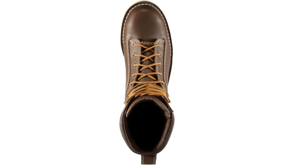 Danner Quarry USA 8in Wedge Alloy Toe Boots, Brown, 9D, 17329-9D