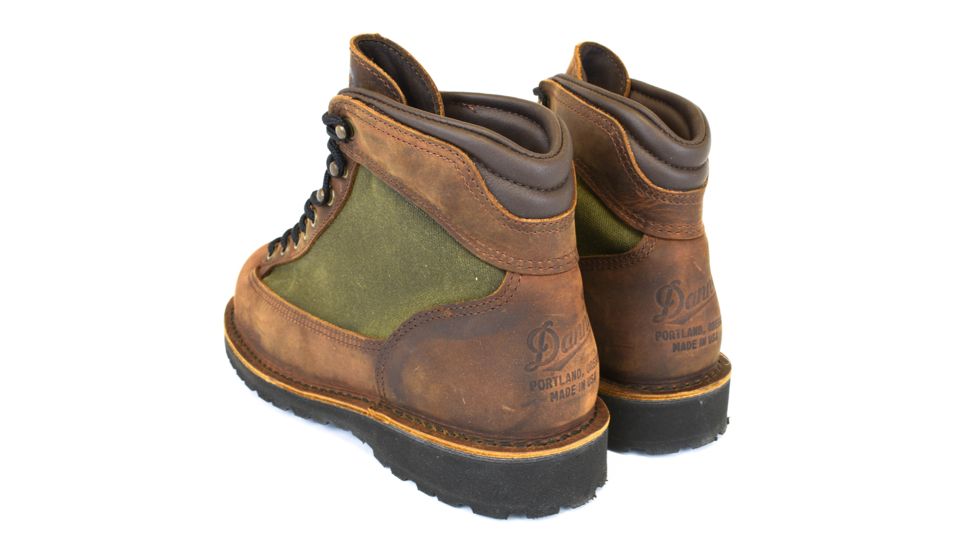 Danner Ridge Hiking Boot - Men's-Dark Brown/Forest Green-Wide-8.5