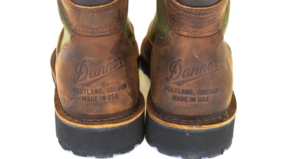 Danner Ridge Hiking Boot - Men's-Dark Brown/Forest Green-Wide-8.5