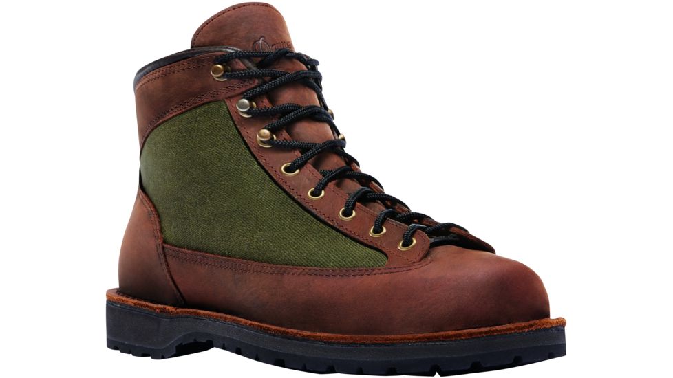 Danner Ridge Hiking Boot - Men's-Dark Brown/Forest Green-Wide-8