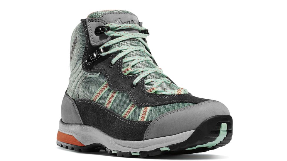 Danner St. Helens Mid GTX XCR Hiking Boot - Women's-Jade/Orange-Medium-7 US