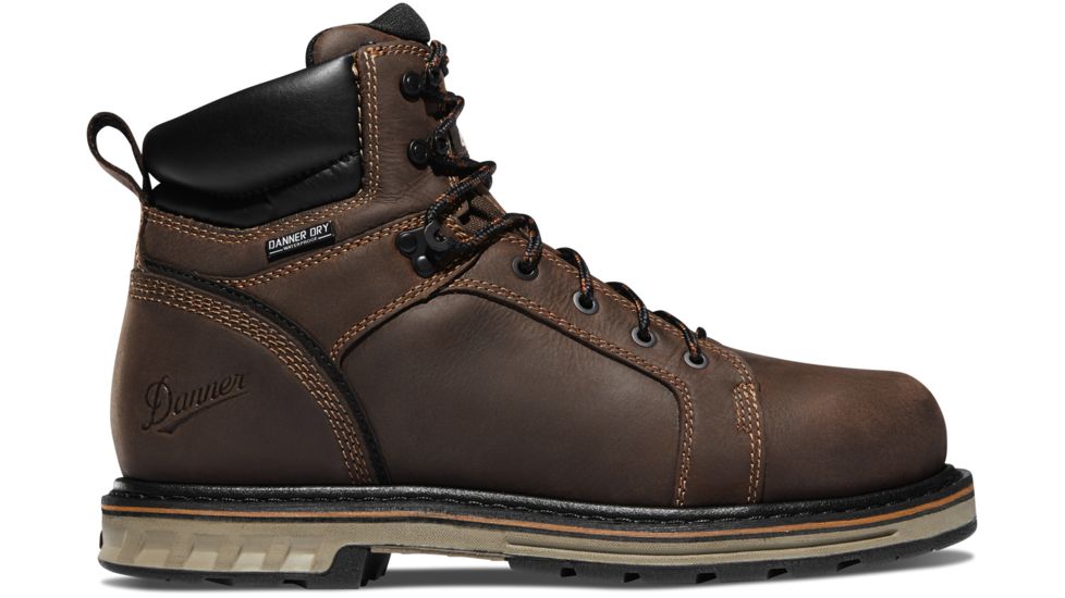 Danner Steel Yard 6in Steel Toe Work Boot - Mens, Brown, 7 US, Medium, 12531-7D