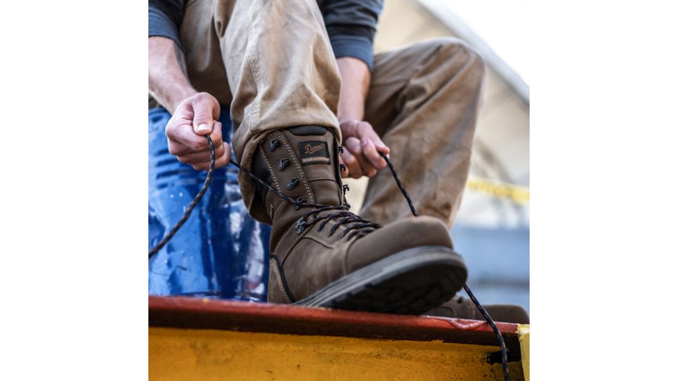 Danner Steel Yard 8in Steel Toe Work Boot - Mens, Brown, 10.5 US, Medium, 12534-10.5D