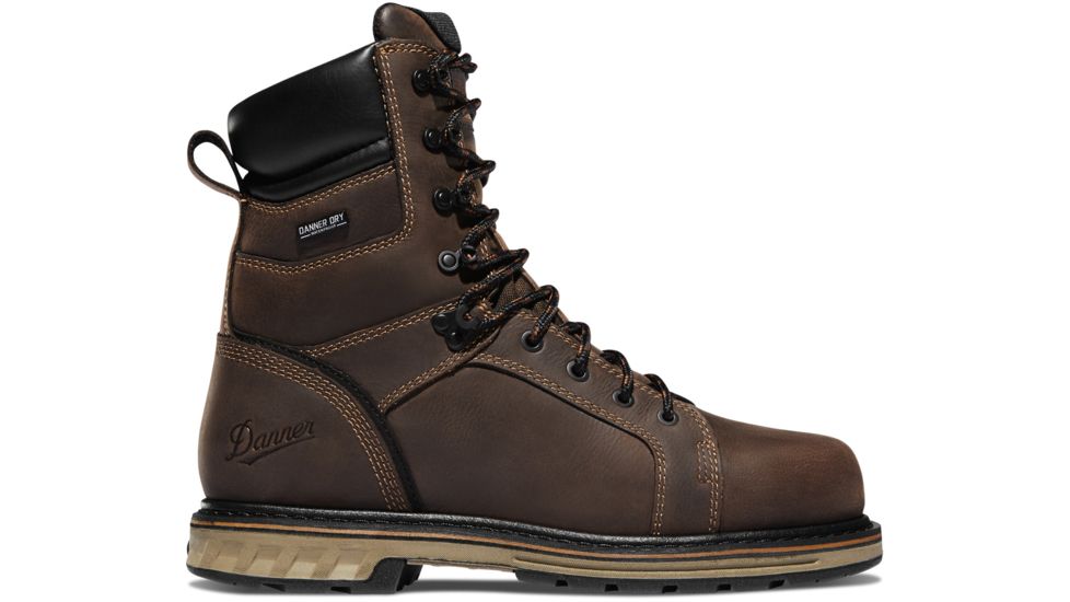 Danner Steel Yard 8in Steel Toe Work Boot - Mens, Brown, 10.5 US, Medium, 12534-10.5D